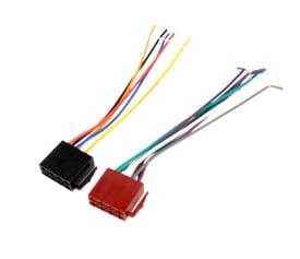 Mufa cablu universal adaptor radio auto ISO mufa Euro tata cu fire libere 13 pini - Img 2