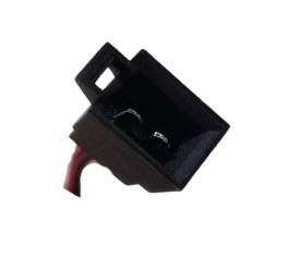 Mufa electrica auto cu blocare, cu 2 pini si fire cu papuci - Img 2