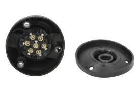 Mufa pentru remorca din plastic 7 pini 12V mama, cod produs SO-07/12V-PLA