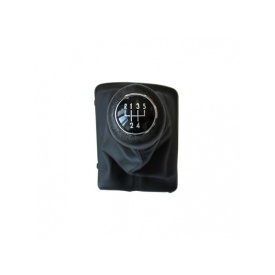 Nuca schimbator auto cu manson imitatie piele neagra Audi A6 C6 2005-2011 , 5 viteze - Img 4