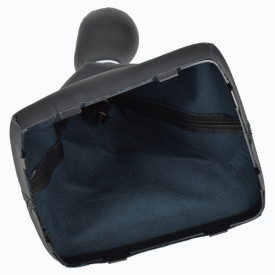 Nuca schimbator auto cu manson imitatie piele neagra compatibile SEAT LEON III 2013->, 6 viteze - Img 2