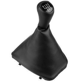 Nuca schimbator cu manson imitatie piele neagra compatibil BMW seria 3 E46 1998-2004 6 viteze - Img 3