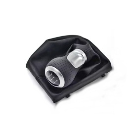 Nuca schimbator cu manson piele ecologica compatibil cu Audi A4 S4 2002-2008 cu 3 adaptoare 5R, R5, R6  - Img 4