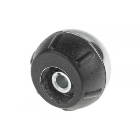 Nuca schimbator de viteze compatibil cu Fiat 500 2007-2015, 5 trepte, culoare crom cu negru - Img 2