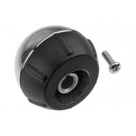 Nuca schimbator de viteze compatibil cu Fiat 500 Hybrid 1.0, 2020->, 6 trepte, crom - Img 2
