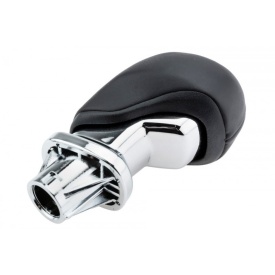 Nuca schimbator de viteze compatibil cu Hyundai i20 2014-2020, 5 trepte, culoare negru cu crom - Img 3