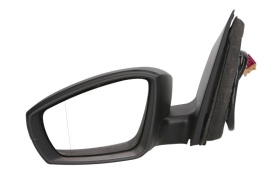 Oglinda retovizoare completa, (electric, asferice, incalzita, crom, dop dreptunghiular) parte montare STANGA compatibil cu VW POLO / TIGUAN 2007-2018 - Img 2