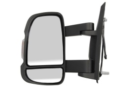 Oglinda retovizoare completa, (electric, convexa, incalzita, crom, mediu) parte montare STANGA compatibil cu CITROEN JUMPER 2006->