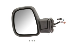 Oglinda retovizoare completa, (electric, convexa, incalzita, pliabil electric) parte montare STANGA compatibil cu CITROEN BERLINGO 2012-2015