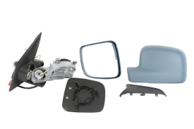 Oglinda retovizoare completa, STANGA compatibil cu VW T5 2003-2009, (electric, asferice, incalzita)