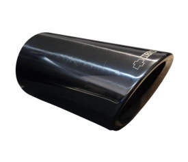 Ornament Evacuare inox simplu universal, dimensiune interior 74mm, lungime 147 mm, crom - Img 2