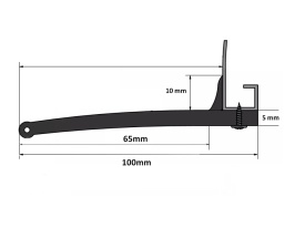 Ornament extensie aripa universal, lungime 3 m, latime 6.5 cm - Img 3
