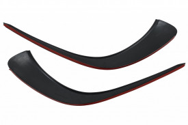 Ornamente bara fata flapsuri compatibil cu Mercedes CLA C118 X118 2019-> Negru Lucios - Img 5