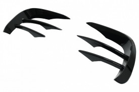 Ornamente bara fata flapsuri Negru Lucios compatibil cu Mercedes E-Class W213 Facelift 2020-> - Img 3