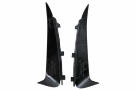 Ornamente bara Spate flapsuri compatibil cu Mercedes C Class W205 2014-2020 Negru Lucios - Img 5