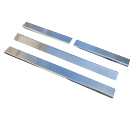 Ornamente din inox pentru praguri Dacia Lodgy 2012-2024, 4 piese