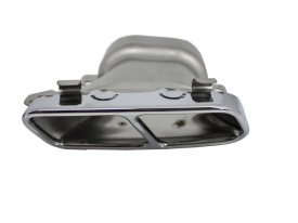 Ornamente pentru sistemul de evacuare compatibil cu Mercedes A-Class W176 2012-2018 CLA W117 C117 2012-2018 A45 CLA45 Design - Img 8
