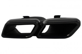 Ornamente tobe compatibil cu sistemul de evacuare Mercedes Benz C-Class W205 S205 C205 A205 E-Class W213 S-Class W222 GLE C292 GLE W166 GLC W253 X253 C253 C217 2014-> Negre - Img 5