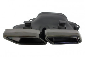 Ornamente tobe compatibil cu sistemul de evacuare Mercedes Benz S-Class W222 E-Class W212 S212 Facelift CLS W218 SL-Class R231 E63 S65 SL65 A-Design Negre - Img 4