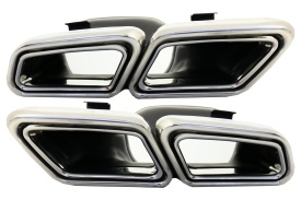 Ornamente tobe compatibil cu sistemul de evacuare Mercedes S-Class W222 E-Class W212 S212 Facelift CLS W218 SL-Class R231 E63 S63 SL65 Design