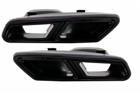 Ornamente tobe sistemul de evacuare compatibil cu Mercedes S-Class W222 E-Class W212 Facelift CLS W218 SL-Class R231 E63 S65 Design Black Exclusive Editon - Img 2