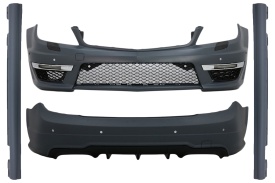 Pachet Exterior compatibil cu Mercedes C-Class W204 2007-2015 Facelift C63 Design