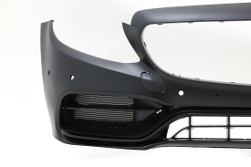 Pachet Exterior compatibil cu Mercedes C-Class W205 Sedan 2014-2020 C63 Design - Img 8
