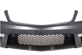 Pachet Exterior compatibil Mercedes C-Class W204 2011-2015 Facelift C63 Design - Img 3