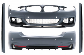 Pachet Exterior Complet compatibil cu BMW Seria 4 F36 Gran Coupe 2013-2019 M Sport Design Evacuare Dubla - Img 2