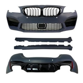 Pachet Exterior Complet compatibil cu BMW Seria 5 F10 2010-2017 Conversie la G30 M5 Design, Produs Deteriorat