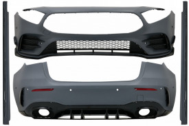 Pachet Exterior Complet compatibil cu Mercedes A-Class W177 5 Usi Hatchback 2018-> A35 Design - Img 2