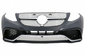 Pachet Exterior Complet compatibil cu Mercedes GLE W166 2015-2018 Negru Crom - Img 2