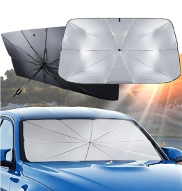 Parasolar umbrela pentru parbrizul masinii 130cm X 69cm - Img 10
