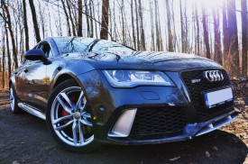 Praguri Laterale compatibil cu AUDI A7 4G 2011-2014 RS7 Design Polyurethane - Img 6
