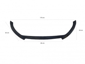 Prelungire bara fata compatibila VW GOLF 7 VII 2012-2017, negru lucios, Produs Deteriorat! - Img 4