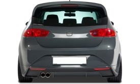 Prelungire bata spate, Extensie bara spate, difuzor compatibil cu Seat Leon II 2009-2012 FL, bara standard, Produs Resigilat!