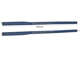 Prelungire praguri laterale compatibil VW GOLF 7 VII 2012-2020 negru Lucios - Img 3