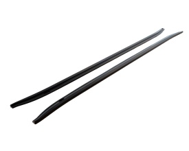 Prelungire praguri laterale compatibile cu BMW Seria 7 F01 2008-2015, culoare negru lucios