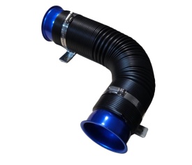 Prelungire universala aer din filtru pana in admisie cu diametru de 75mm cu intindere pana la 1m, furtun negru cu capete albastru - Img 7