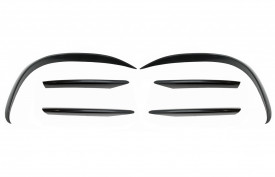 Prelungiri Bara Fata compatibil cu Mercedes C-Class W205 S205 C205 A205 Facelift 2019-> C43 Design - Img 2