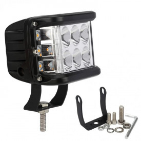 Proiector cu led 45W 12V-24V cu stroboscop galben