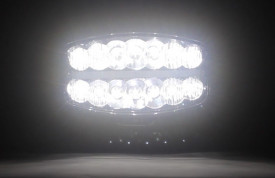 Proiector cu led, faza lunga si pozitie, 80W, 4100 lm, 12V - 24V, omologare E-Mark,E-Mark, compatibil DAF, MAN, SCANIA - Img 5