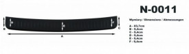 Protectie bara spate, VW Passat B6 2005-2010 Variant, Plastic, culoare negru - Img 5