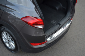 Protectie inox bara spate compatibil Hyundai Tucson 2015-2018 - Img 7