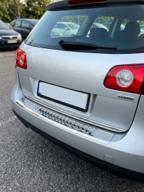 Protectie inox bara spate compatibila cu VW PASSAT B6 2005-2010 Combi - Img 3