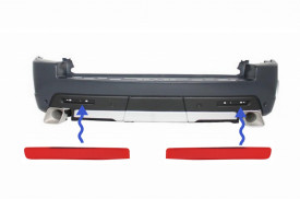 Reflectorizanti Bara Spate Catadioptru compatibil cu Range Rover Sport L320 Facelift 2010-2013 Land Rover Discovery 3 & 4 - Img 2