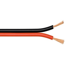 Rola Cablu electric difuzor rosu negru 2X1.50mmp, 100m, Well LSP-CCA1.50 - Img 2