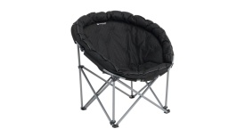 Scaun pliabil XL pentru camping, plaja, pescuit sau gradina, culoare negru, Outwell Folding Furniture Casilda XL