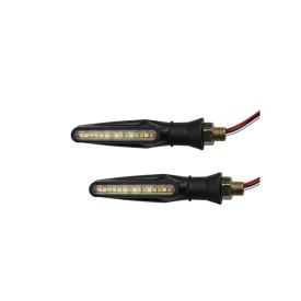 Semnalizare moto 12V cu functie de lumina de zi alba si semnalizare galbena - Img 4