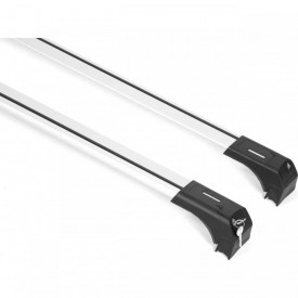 Set 2 bare portbagaj transversale compatibil RENAULT SCENIC, GRAND SCENIC II 2003-2008, Prindere in puncte fixe - Img 2